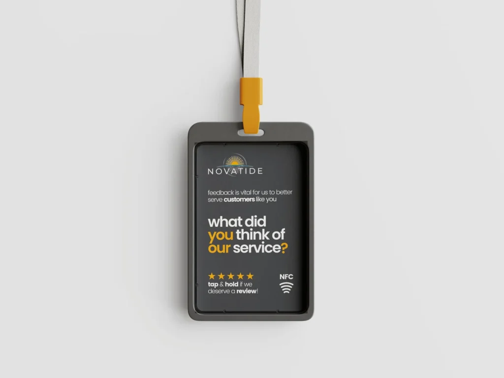 Google reviews disappearing? Use NFC Cards